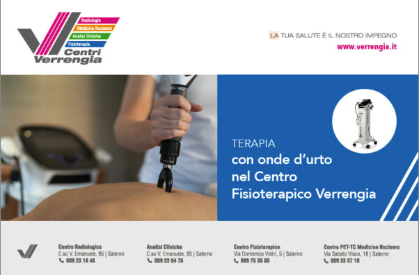 Presso il Centro Fisioterapico di via Vietri a Salerno (quartiere Torrione) è possibile effettuare la terapia con onde d’urto grazie all’ausilio dell’innovativo macchinario Chattanooga, in grado di: facilitare la riabilitazione dopo interventi chirurgici, traumi o problemi dovuti a patologie degenerative, consentendo ai pazienti di riacquistare o mantenere il loro movimento naturale. La terapia ad onde d’urto è stata introdotta in campo medico circa 30 anni fa per eliminare i calcoli renali senza causare lesioni cutanee. Nel corso di questi trattamenti si sono evidenziati nella zona trattata effetti benefici, quali la guarigione ossea e un’accelerata guarigione tissutale. Oggi l’uso delle onde d’urto è stato esteso con successo ad altre applicazioni terapeutiche ed in campo medico-estetico, quali: calcificazioni della spalla, tendiniti inserzionali, trattamento dei muscoli e del tessuto connettivo, massaggio medico. Per richiedere maggiori informazioni o prenotare un trattamento, contattaci al numero 089 753680.